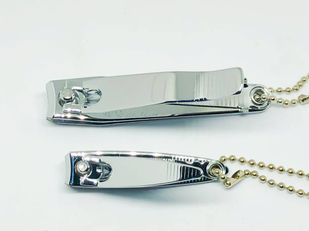 istock Stainless steel colored nail clipper 1134405733