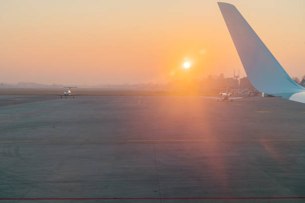 istock Sunset at Treviso Airport, Italy 1134413914