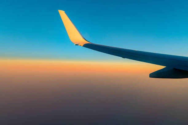 istock Flight of the plane and the evening flight over Italy 1134413954