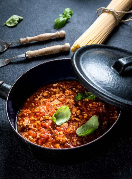 istock Italian pasta spaghetti bolognese 1134416573