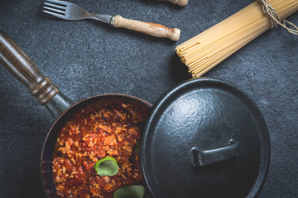 istock Italian pasta spaghetti bolognese 1134416640