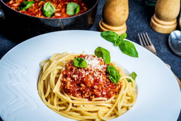 istock Italian pasta spaghetti bolognese 1134416689