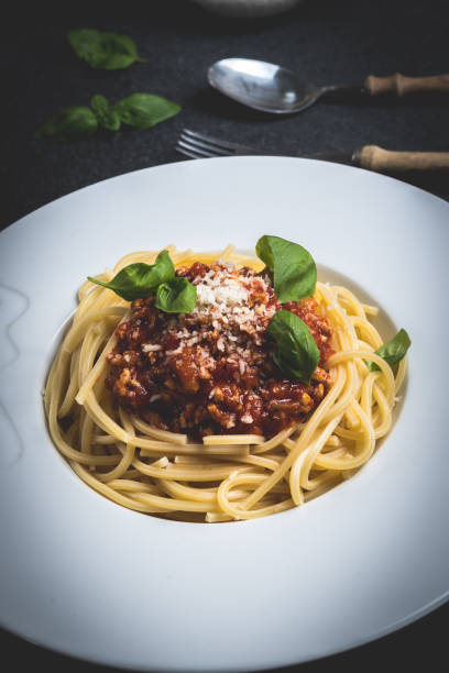 istock Italian pasta spaghetti bolognese 1134417204