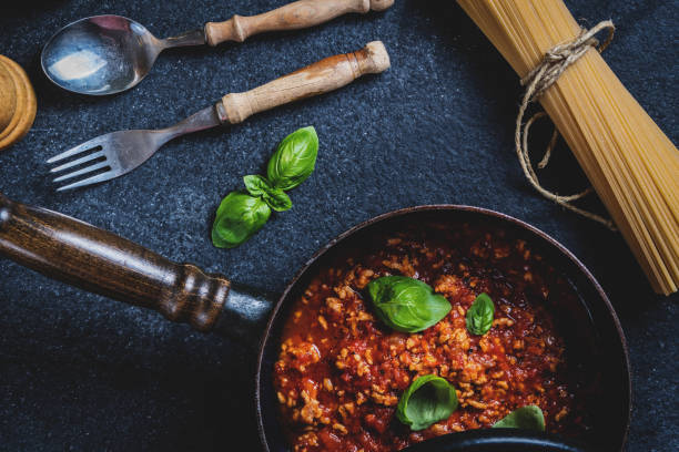 istock Italian pasta spaghetti bolognese 1134417254