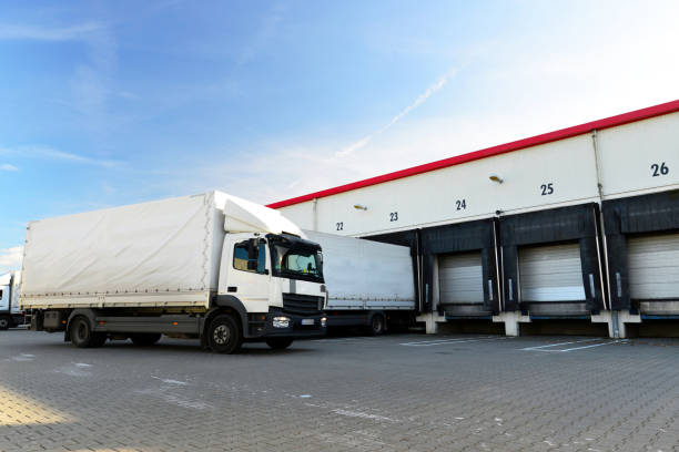 istock loading of lorries at the warehouse of a freight forwarding company 1134426287
