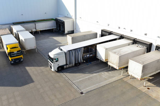 istock loading of lorries at the warehouse of a freight forwarding company 1134426627