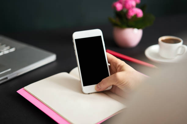 istock Businesswoman using smart phone. 1134427901