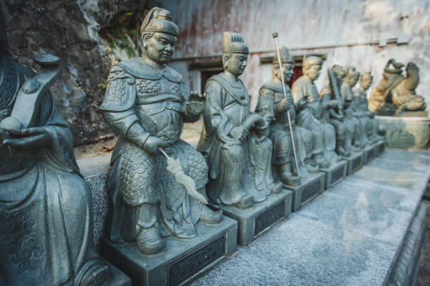 istock Hong Kong, November 2018 - Ten Thousand Buddhas Monastery (Man Fat Sze) 1134428666