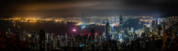 istock Hong Kong, November 2018 - Victoria Peak - beautiful panorama 1134434321