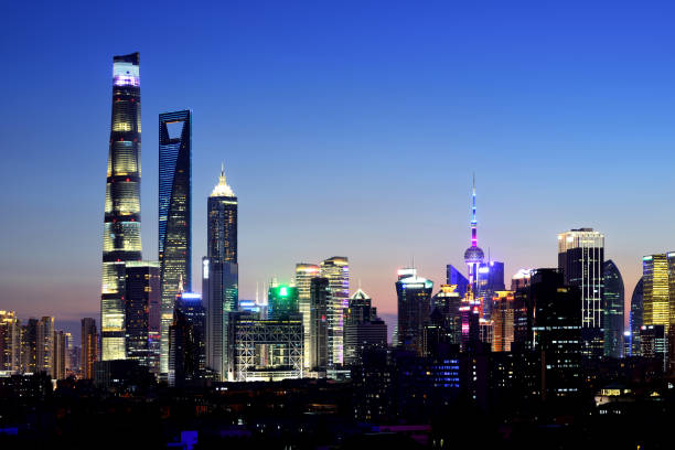 istock Skyscraper at Shanghai's Lujiazui Financial District, China 1134434593