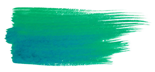 istock watercolor stain drawn by hand green 1134440690