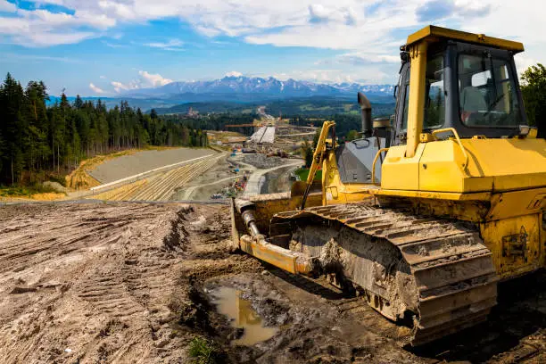 Photo of Construction of the viaducts on the new S7 highway, Poland