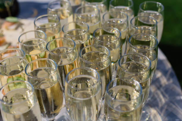 istock Glasses of champagne on the buffet table for guests 1134445885