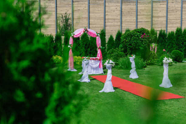 istock Details of the decor wedding wedding registration 1134447462