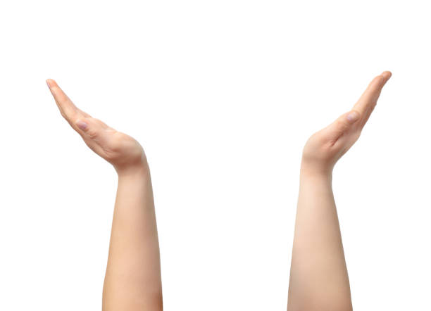 istock woman holding something with hands 1134451652