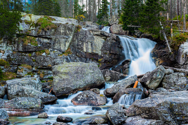 istock Waterfall in High Tatras, Slovakia 1134461724