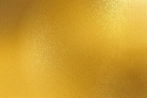 istock Shiny gold steel wall, abstract texture background 1134461946