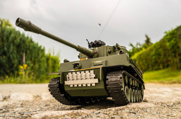 istock Rc Tank on the Field 1134462255