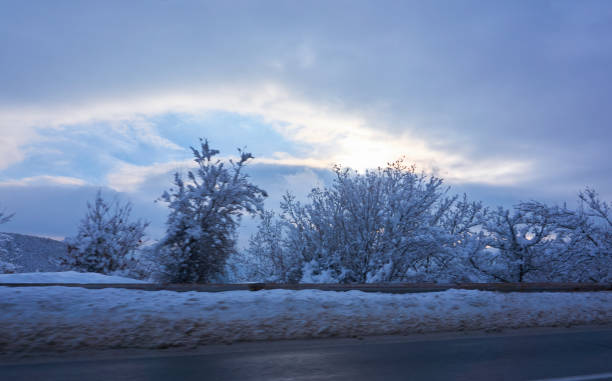 istock On the road in winter 1134462955