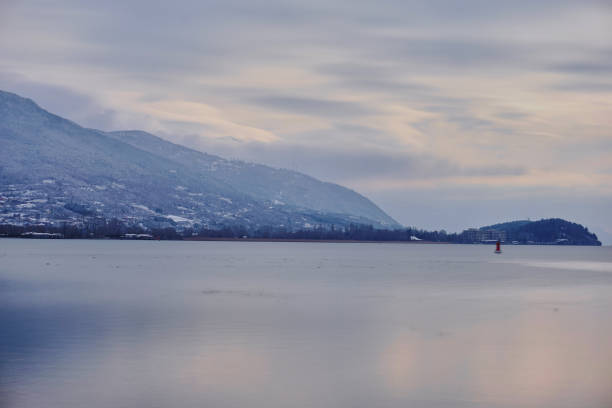istock Lake Ohrid in winter 1134464596