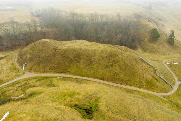 istock Aerial view of hills 1134464872