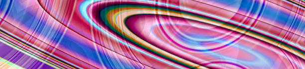 istock Abstract chaotic panorama banner in pink and blue 1134466562