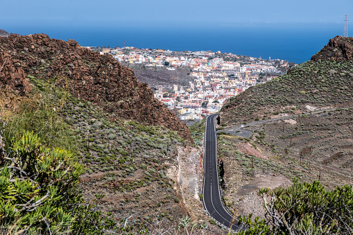 View of San Sebastian de La Gomera city, Canary Island. Spain.