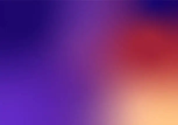 Vector illustration of Defocused Blurred Motion Abstract Background Purple Red