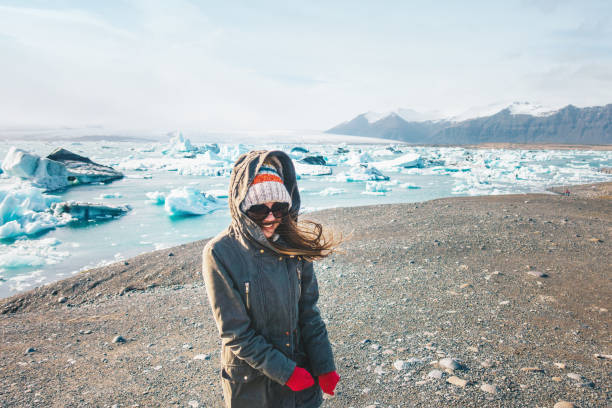 istock Woman visiting Jokulsarlon Glacier Lagoon 1134471612