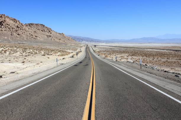 istock Desert road, California 1134472739