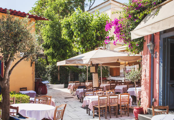 istock Beautiful charming street, Plaka district, Athens, Greece 1134473221