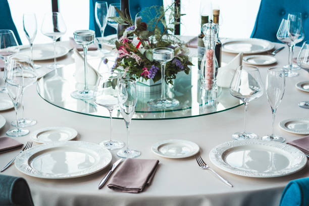 istock Concept shot of a restaurant style table with a serve for customers 1134473558