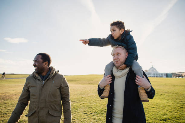 istock Day Out With Dad And Grandad 1134476012
