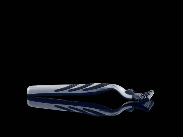 istock Shaving razor isolated on a black background. 1134476232