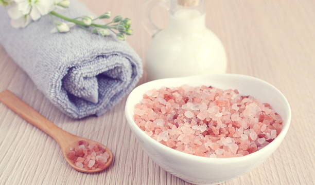 istock Natural ingredients for homemade body salt scrub 1134483395