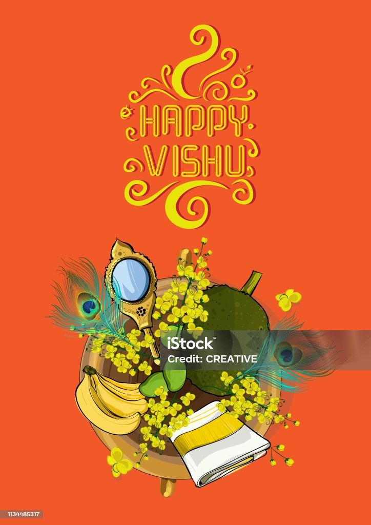 Happy Vishu Festival Kerala Stock Illustration - Download Image Now - Vishu, Text, Abstract - iStock Happy Vishu Festival Kerala Stock Illustration - Download Image Now - Vishu, Text, Abstract - iStock