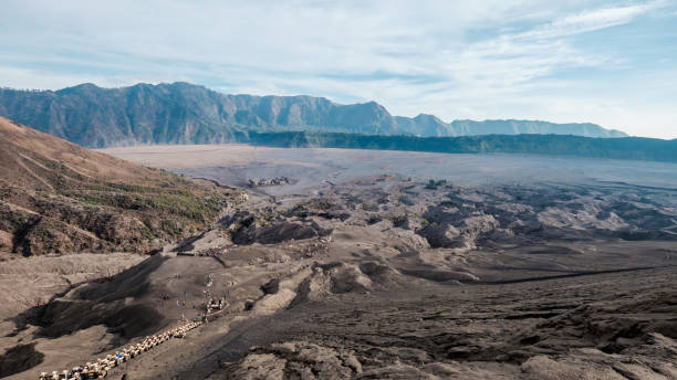 istock Black caldera plain of Mt. Bromo 1134488134