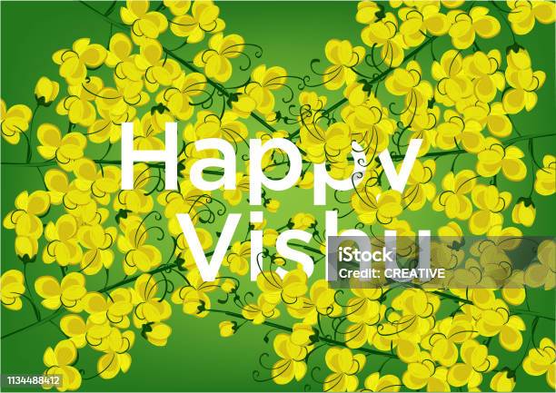 Happy Vishu Festival Of Kerala Stock Illustration - Download Image Now -  Vishu, Abstract, Agricultural Field - iStock