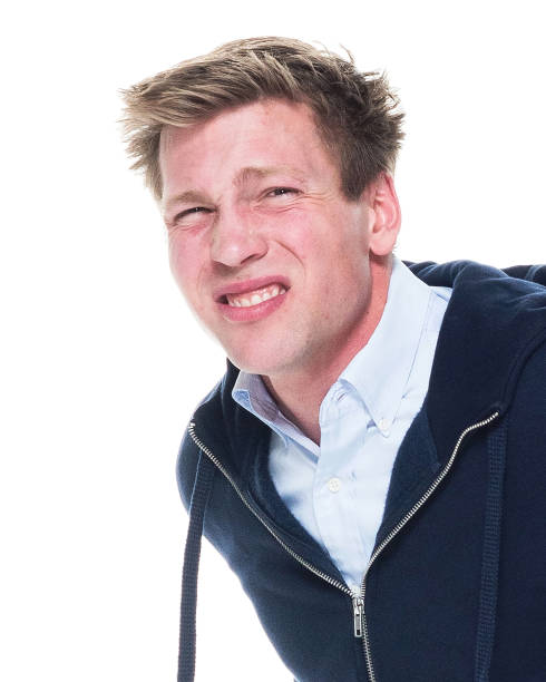 istock Attractive young male is getting sick 1134491161