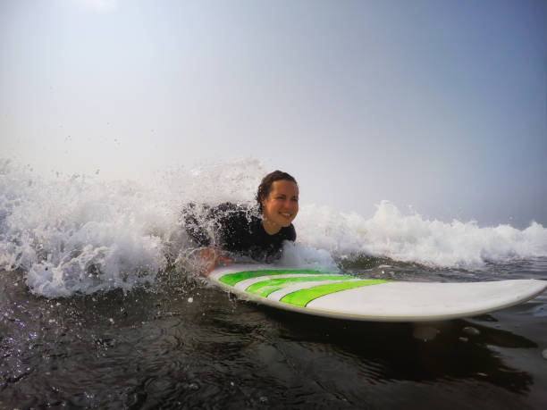 istock Girl learning to Surf 1134502287
