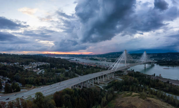 istock Port Mann Bridge Aerial 1134502477