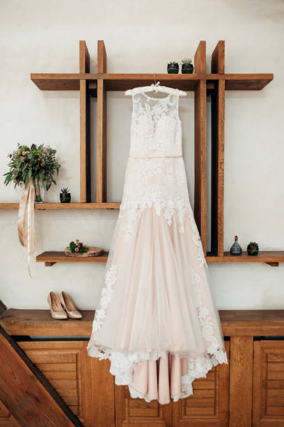istock perfect wedding dress on the wedding day 1134505426