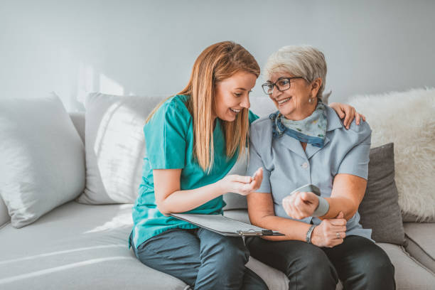 istock Older person is having blood pressure checked 1134506255