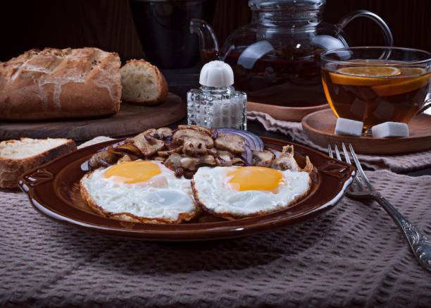 istock Delicious, hot breakfast on the table. 1134508768