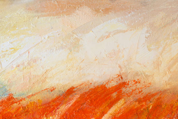 istock Abstract Hand-painted Art Background on Canvas 1134508957