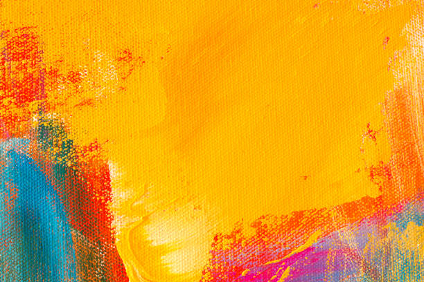 istock Abstract Hand-painted Art Background on Canvas 1134515735