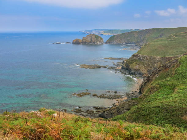 istock Panoramic view of cliffs in Cabo Penas, Asturias, northern Spain 1134517240