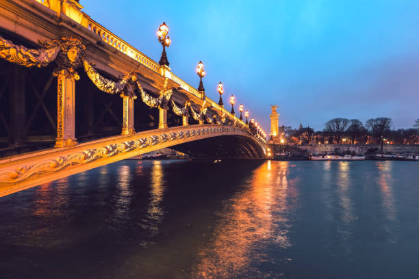 istock Alexander the third bridge over river Seine in Paris 1134518280