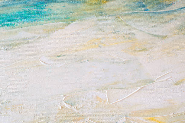 istock Abstract Hand-painted Art Background on Canvas 1134518645