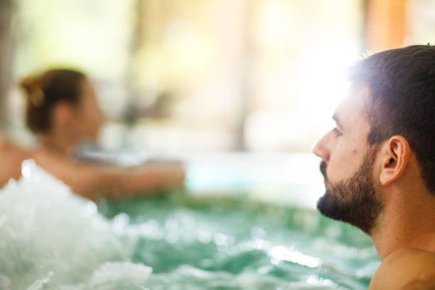 istock Man at health spa 1134521941